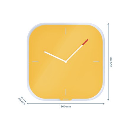 EAN 4002432125050 - Leitz 90170019 reloj de mesa o pared Reloj de cuarzo Plaza Amarillo imagen 7