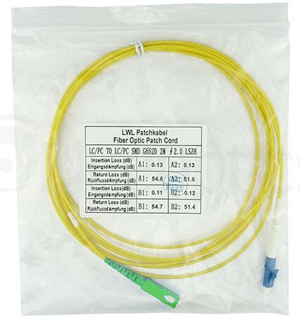 EAN 4063232048888 - BlueOptics SFP2122BU25MS Cable de fibra óptica e InfiniBand 25 m LC SC Amarillo imagen 8