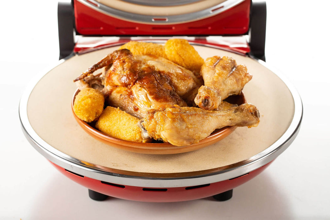 EAN 8003705116702 - Ariete 0909/10 fabricante de pizza y hornos 1 Pizza(s) 1200 W Negro, Rojo imagen 10