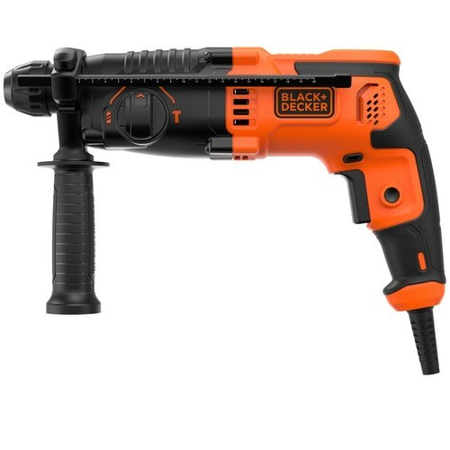 EAN 5035048730454 - Black & Decker BEHS01K-QS taladro 1600 RPM SDS Plus Negro, Naranja imagen 2