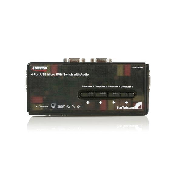 EAN 0065030822480 - StarTech.com SV411KUSB interruptor KVM Negro imagen 1