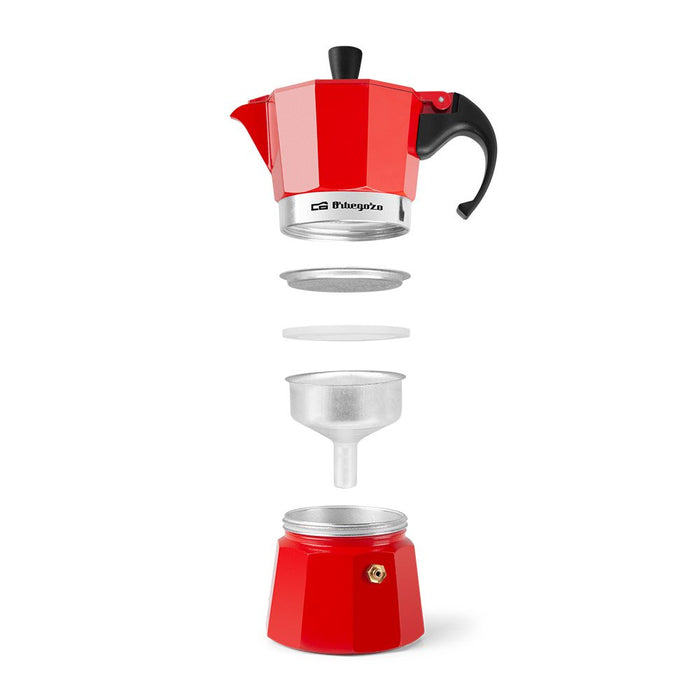EAN 8435568404281 - Orbegozo KFR 340 cafetera manual Cafetera italiana Rojo imagen 8
