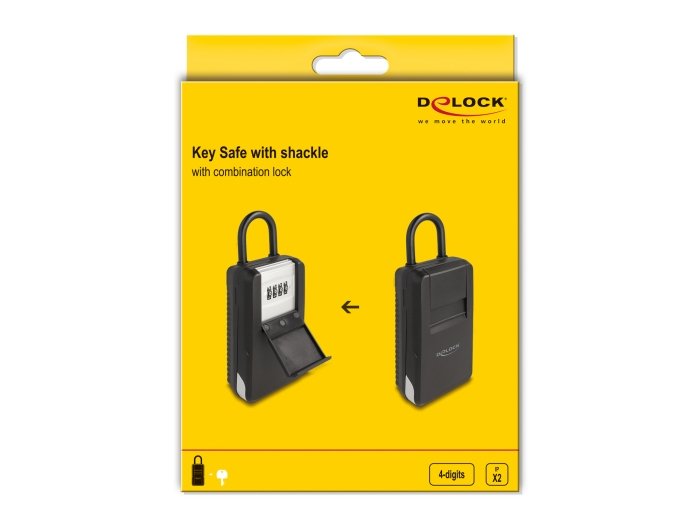 EAN 4043619209330 - DeLOCK 20933 caja portallaves y organizador Aluminio, Plástico Negro imagen 6