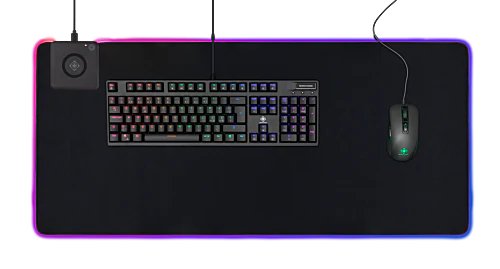 EAN 7333048042453 - Deltaco Gaming GAM-092 alfombrilla para ratón Alfombrilla de ratón para juegos Negro imagen 5