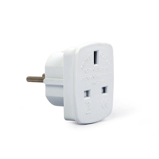 EAN 8716309079358 - Gembird A-AC-UKEU-001 adaptador de enchufe eléctrico Tipo G (RU) Tipo F Blanco imagen 1