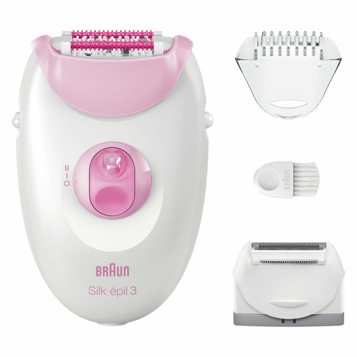 EAN 7500435224963 - Braun Silk-épil 3 3-031 20 pinzas Rosa, Blanco imagen 2