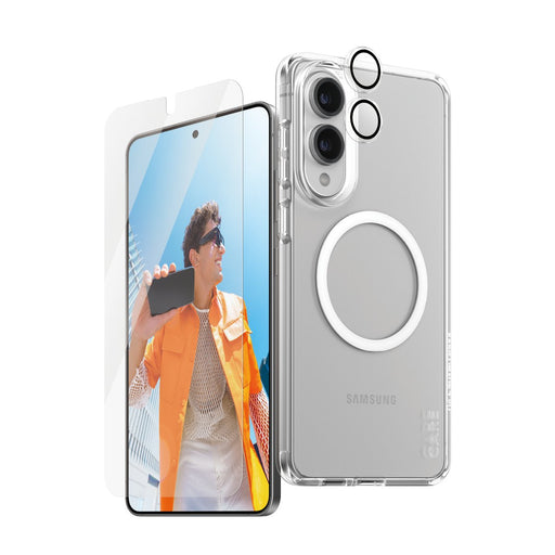 EAN 5715685025983 - PanzerGlass CARE by ® Flagship 3-in-1 Bundle Samsung S25 Edge Protector de pantalla 1 pieza(s) imagen 1