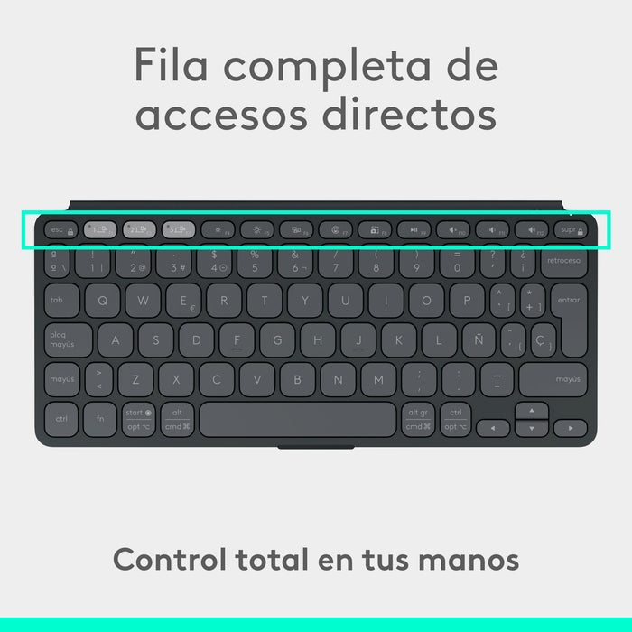 EAN 5099206125773 - Logitech 920-012973 teclado Universal Bluetooth QWERTY Español Grafito imagen 9