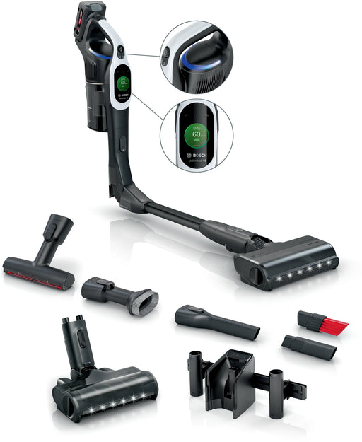 EAN 4242005469550 - Bosch BCS1041WAC aspiradora de pie y escoba eléctrica Aspiradora escoba Batería Secar HEPA Sin bolsa 0,4  imagen 1