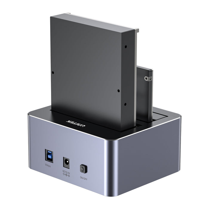 EAN 4894160051271 - UNITEK Y-3026GY01-EU base de conexión para disco duro USB 3.2 Gen 1 (3.1 Gen 1) Type-B Gris imagen 4
