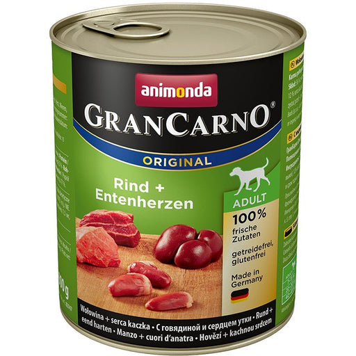 EAN 4017721827478 - animonda GranCarno Original Ternera, Pato Adulto 800 g imagen 1