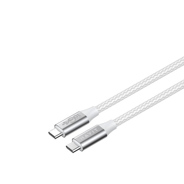EAN 6939119066758 - Havit 6939119066758 cable USB 1 m USB C Gris, Blanco imagen 2