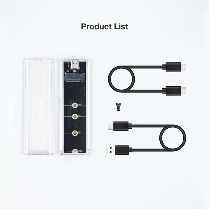 EAN 8433281013209 - TooQ TQE-2200 caja para disco duro externo Caja externa para unidad de estado sólido (SSD) imagen 2