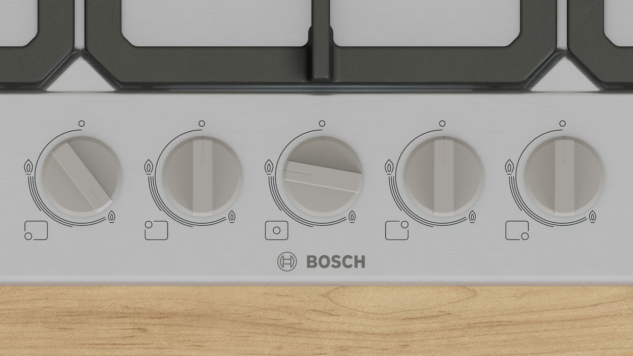 EAN 4242005473670 - Bosch Serie 4 PGQ7B5K90 hobs Acero inoxidable Integrado 75 cm Encimera de gas 5 zona(s) imagen 2