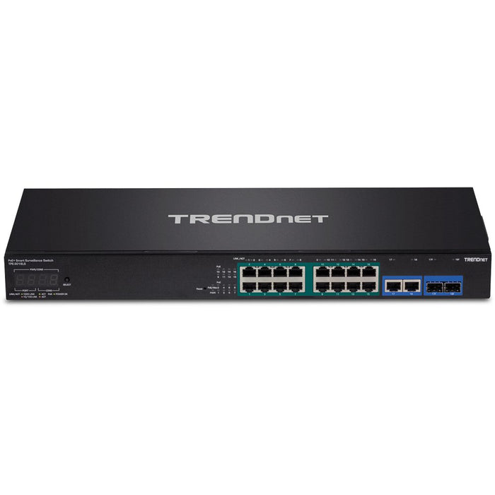 EAN 0710931161526 - Trendnet TPE-3018LS switch Gestionado Gigabit Ethernet (10/100/1000) Energía sobre Ethernet (PoE) 1U Negr imagen 2