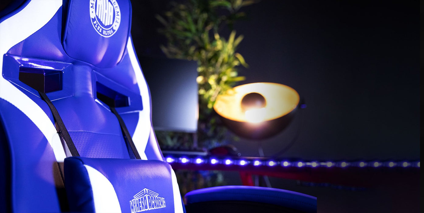 EAN 3328170287418 - Konix My Hero Academia KX MHA GAMING CHAIR Silla para videojuegos universal Asiento acolchado Azul, Blanc imagen 12