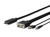 EAN 5712505592670 - Vivolink PROVGAHDMI1 adaptador de cable de vídeo 1 m HDMI VGA (D-Sub) + 3.5mm + USB Type-A Negro imagen 1
