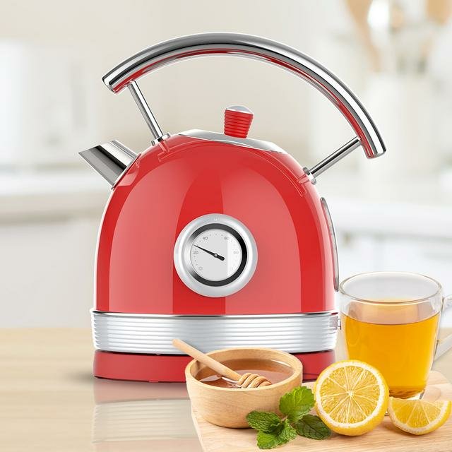 EAN 8435484019811 - Cecotec Thermosense 420 tetera eléctrica 1,8 L 2200 W Cromo, Rojo imagen 6