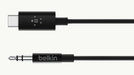 EAN 0745883776054 - Belkin F7U079BT06-BLK cable de audio 1,8 m 3,5mm USB Tipo C Negro imagen 2