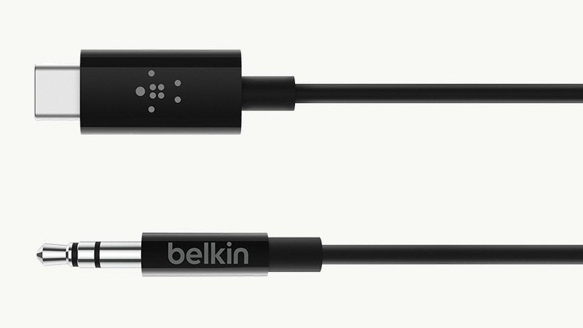 EAN 0745883776054 - Belkin F7U079BT06-BLK cable de audio 1,8 m 3,5mm USB Tipo C Negro imagen 2