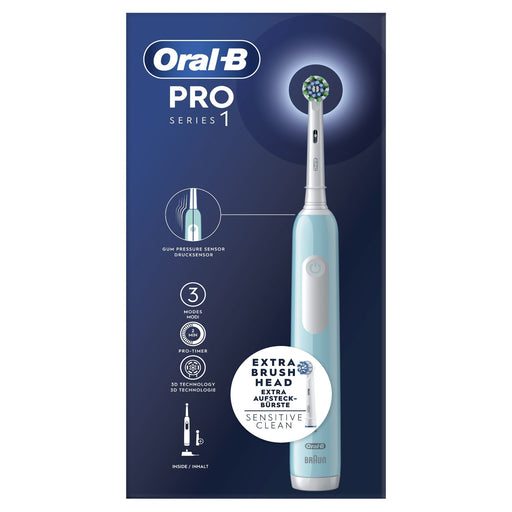 EAN 8006540771914 - Oral-B Pro Series 1 Adulto Cepillo de dientes oscilante Azul, Blanco imagen 1