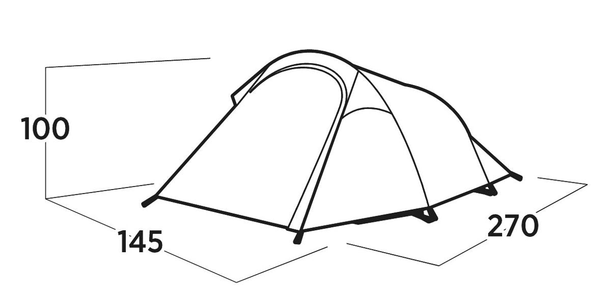 EAN 5709388144669 - Easy Camp Reindal 2 Verde Tienda tipo túnel imagen 5