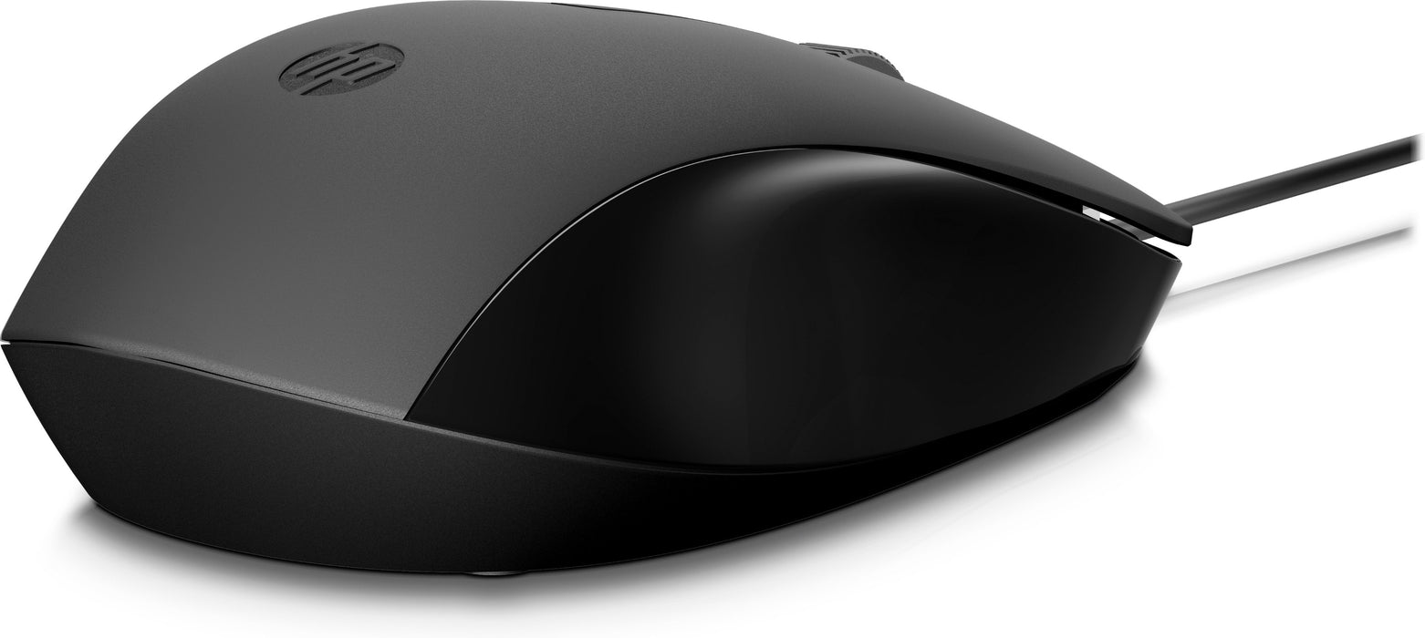 EAN 0195122875466 - HP 150 Wired Mouse ratón Oficina Ambidextro USB tipo A Óptico 1600 DPI imagen 2