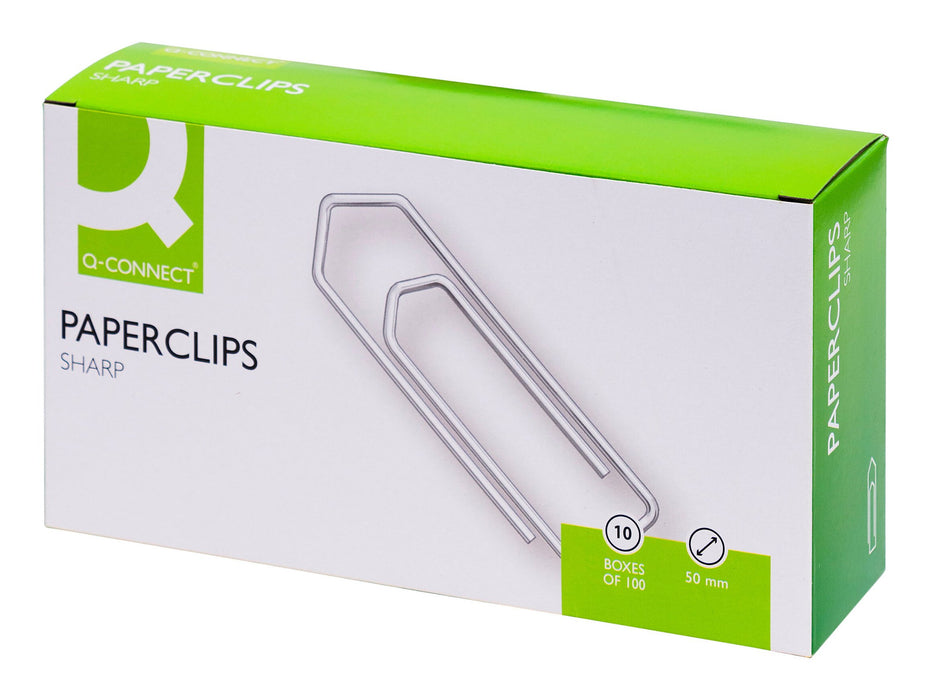 EAN 5705831016774 - Q-CONNECT KF01677 sujetapapel Acero galvanizado 100 pieza(s) imagen 2