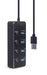 EAN 8716309124591 - Gembird UHB-U3P4P-01 hub de interfaz USB 3.2 Gen 1 (3.1 Gen 1) Type-A 5000 Mbit/s Negro imagen 7