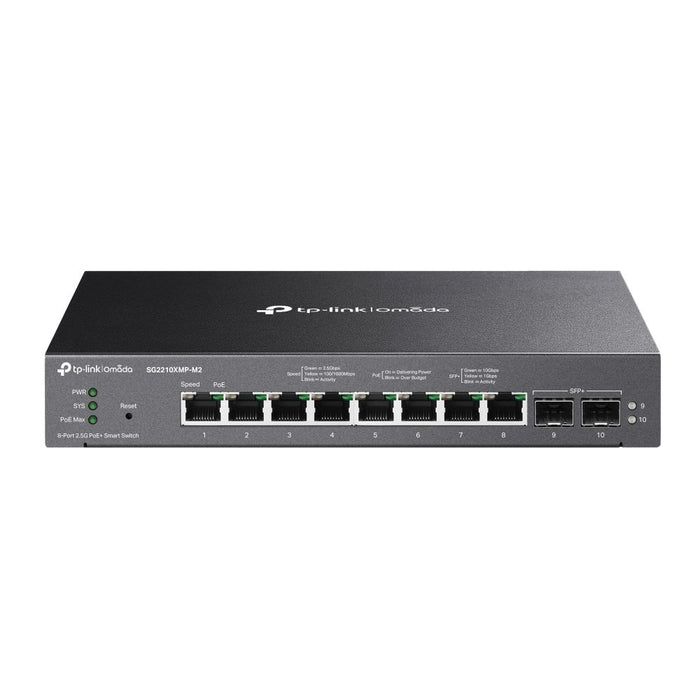 EAN 4895252504774 - TP-Link Omada SG2210XMP-M2 switch Gestionado L2/L2+ 2.5G Ethernet (100/1000/2500) Energía sobre Ethernet  imagen 1