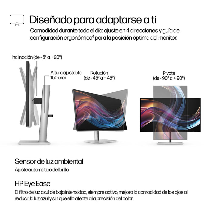 EAN 0197497766219 - HP Series 7 Pro 27 inch 4K Thunderbolt 4 Monitor - 727pk pantalla para PC 68,6 cm (27") 3840 x 2160 Pixel imagen 7