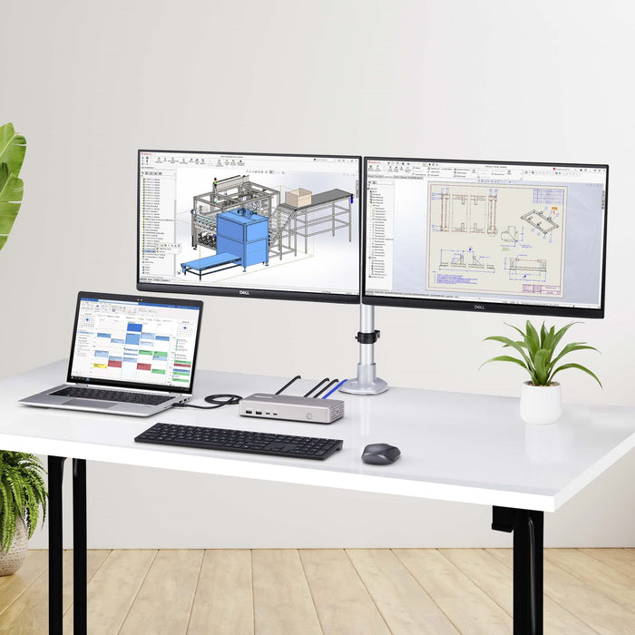 EAN 0065030902878 - StarTech.com 155UE-USB4-DOCK base para portátil y replicador de puertos Alámbrico Plata imagen 7