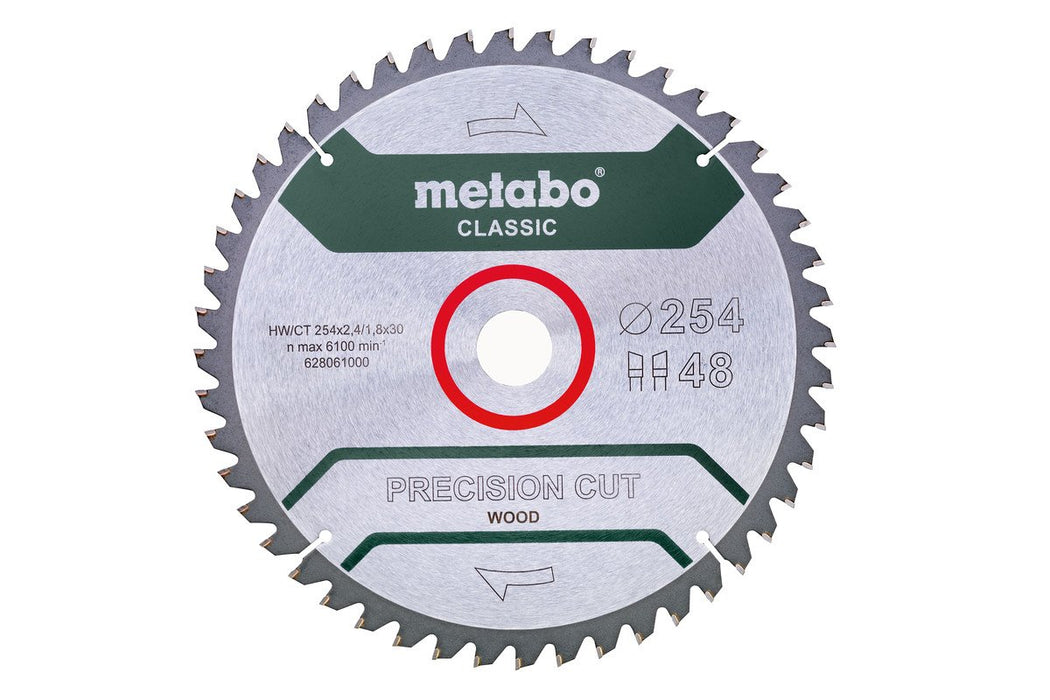 EAN 4007430241726 - Metabo 628061000 hoja de sierra circular 25,4 cm imagen 1