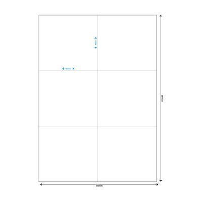 EAN 4260459612759 - MediaRange MRINK144 etiqueta autoadhesiva Permanente Blanco 300 pieza(s) imagen 2