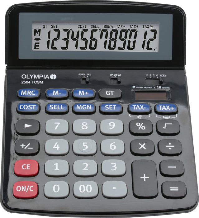EAN 4030152401840 - Olympia 2504 calculadora Escritorio Calculadora financiera Negro, Azul, Gris imagen 3