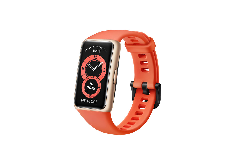 EAN 6941487216659 - Huawei Band 6 AMOLED Pulsera de actividad 3,73 cm (1.47") Rojo imagen 4