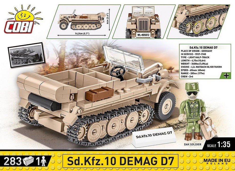 EAN 5902251022730 - COBI Sd.Kfz 10 Demag D7 imagen 4