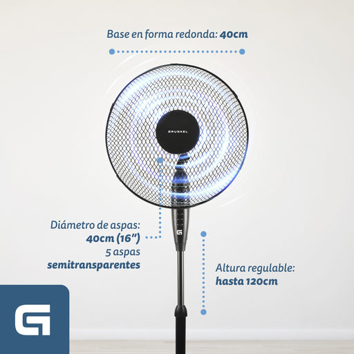 EAN 8426156018126 - Grunkel FAN-165RNG ventilador Negro imagen 2