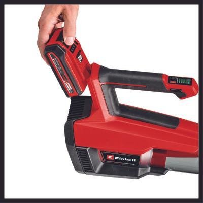 EAN 4006825658965 - Einhell GP-LB 18/200 Li GK-Solo aspiradora de hojas 200 kmh Negro, Rojo imagen 9
