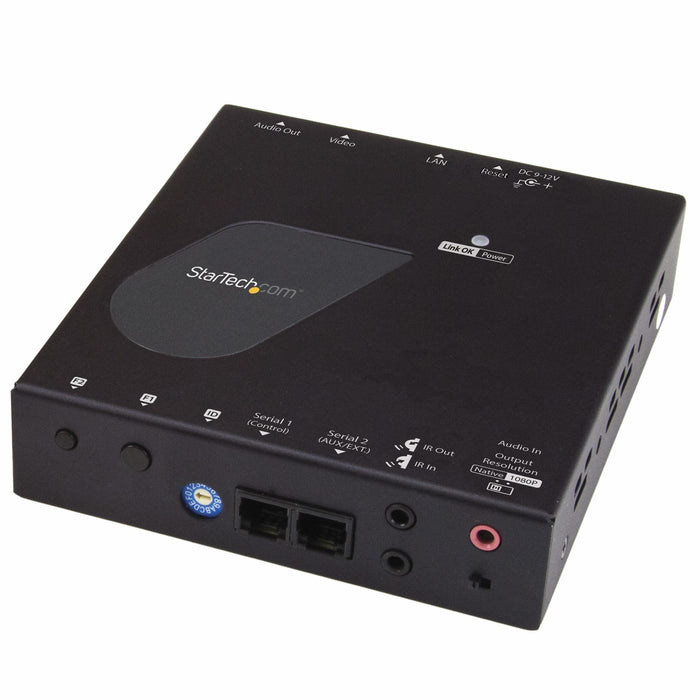 EAN 0065030868969 - StarTech.com ST12MHDLAN4R extensor audio/video Receptor AV Negro imagen 1