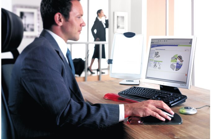 EAN 0636638006246 - Kensington 62402 alfombrilla para ratón Negro, Rojo imagen 4