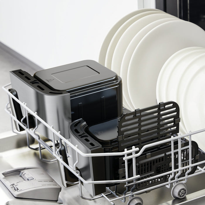 EAN 3045380024236 - Tefal Dual Easy Fry & Grill EY905D Doble 8,3 L Independiente 2700 W Freidora de aire caliente Acero inoxi imagen 15