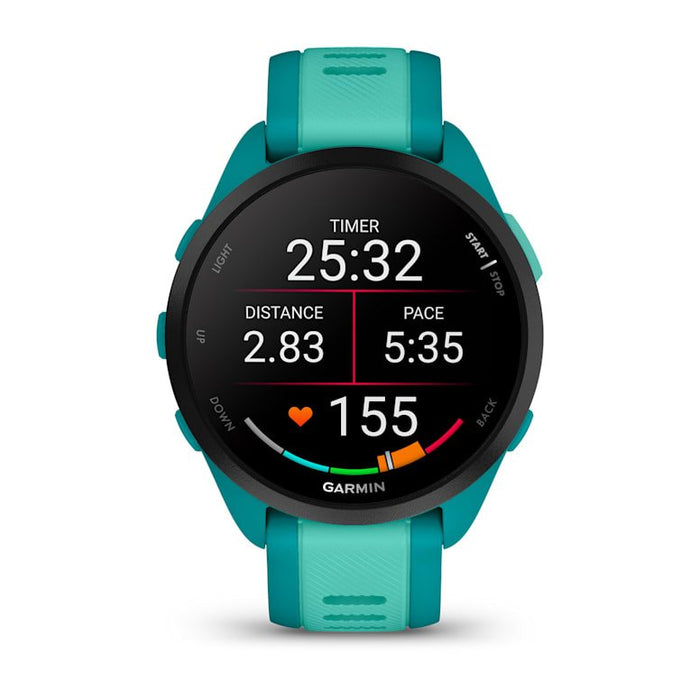 EAN 0753759326630 - Garmin Forerunner 165 Music 3,05 cm (1.2") AMOLED 43 mm Digital 390 x 390 Pixeles Pantalla táctil Turques imagen 2