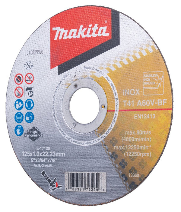 EAN 0088381793001 - Makita E-17120-12 Trennscheibe gerade 125 mm 12 St. Corte del disco imagen 2
