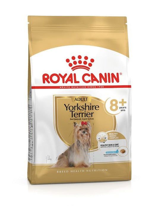 EAN 3182550908504 - Royal Canin Yorkshire Terrier 8+ 1,5 kg Adulto Maíz, Pescados, Aves, Arroz, Vegetal imagen 1