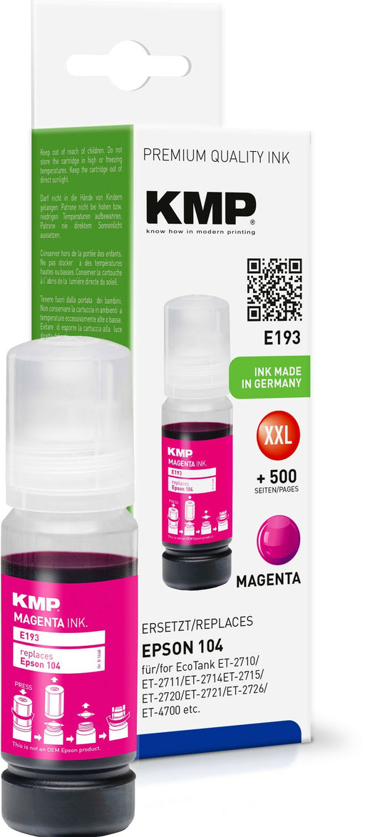 EAN 4011324372656 - KMP E193 cartucho de tinta 1 pieza(s) Compatible Magenta imagen 1
