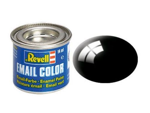 EAN 0000042022671 - Revell Black, gloss RAL 9005 14 ml-tin parte y accesorio de modelo a escala Pintura imagen 1