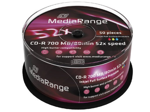 EAN 4260057128294 - MediaRange MR208 CD en blanco CD-R 700 MB 52x 50 pieza(s) imagen 1