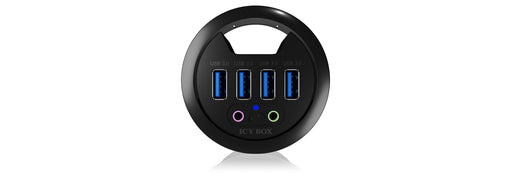 EAN 4250078166290 - ICY BOX IB-HUB1403A toma de corriente Negro imagen 2