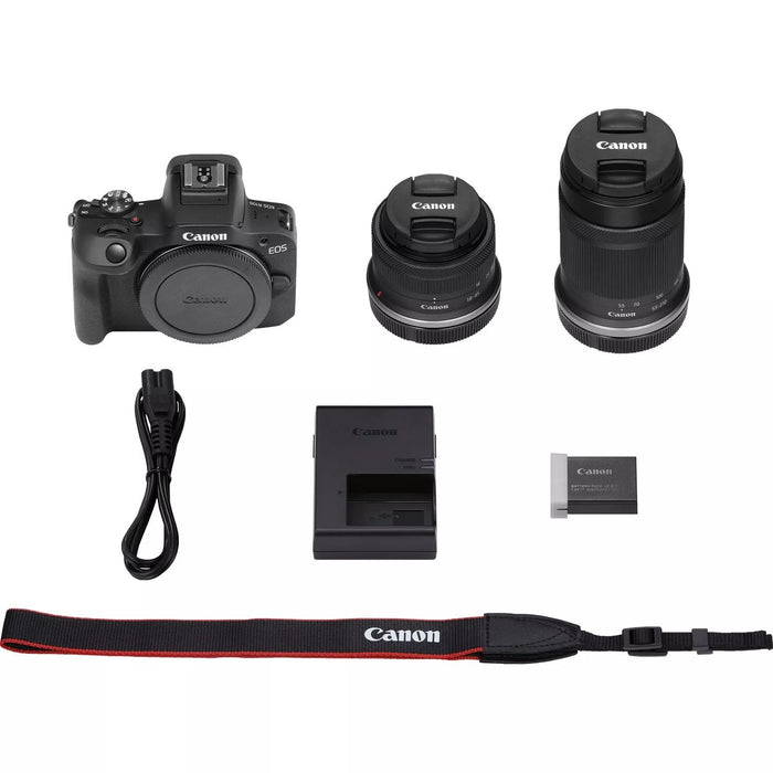 EAN 4549292214635 - Canon EOS R100 + RF-S 18-45mm F4.5-6.3 IS STM + RF-S 55-200mm F5-7.1 IS STM Kit MILC 24,1 MP CMOS 6000 x  imagen 5